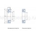 Радиально-упорный двухрядный подшипник 2207 E-2RS1TN9 SKF
