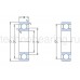 Радиальный однорядный шариковый подшипник 61952 MA SKF [Открытый]
